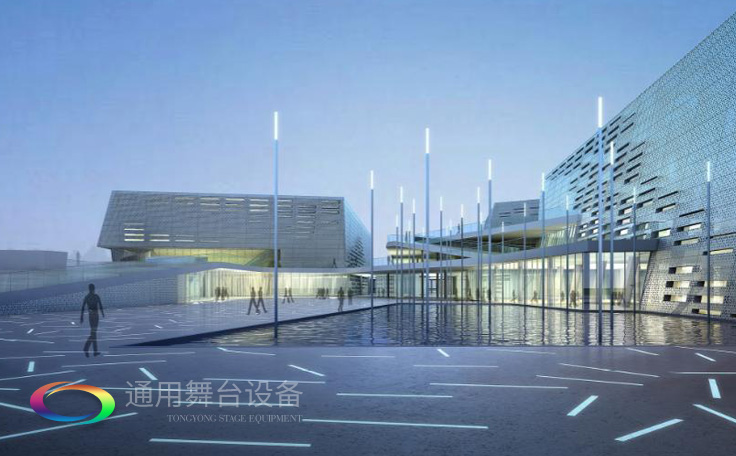 舞臺(tái)阻燃幕布通用舞臺(tái)扛起建設(shè)單位責(zé)任，加強(qiáng)檢查監(jiān)管，落實(shí)“3個(gè)100%”要求！東莞市工人文化宮工人電影院改造工程順利完工