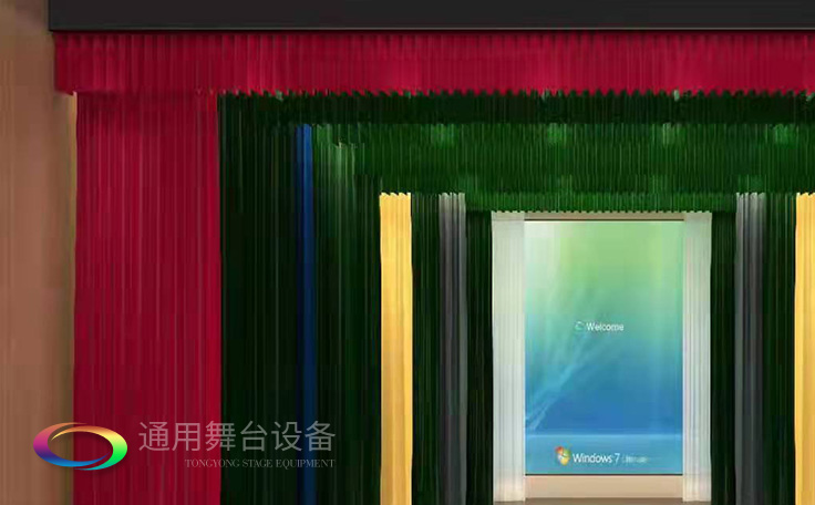 舞臺幕布、帷幕、幕布簾定制廠家